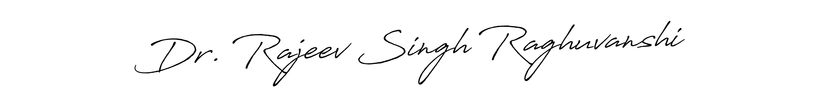 Make a beautiful signature design for name Dr. Rajeev Singh Raghuvanshi. With this signature (Antro_Vectra_Bolder) style, you can create a handwritten signature for free. Dr. Rajeev Singh Raghuvanshi signature style 7 images and pictures png