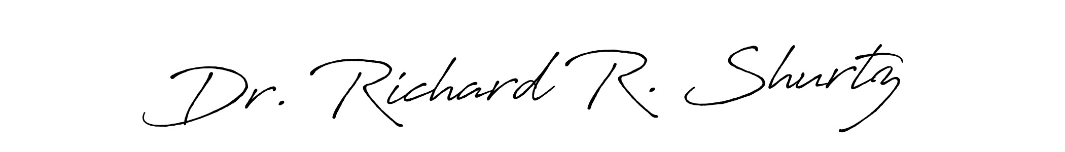 You should practise on your own different ways (Antro_Vectra_Bolder) to write your name (Dr. Richard R. Shurtz) in signature. don't let someone else do it for you. Dr. Richard R. Shurtz signature style 7 images and pictures png