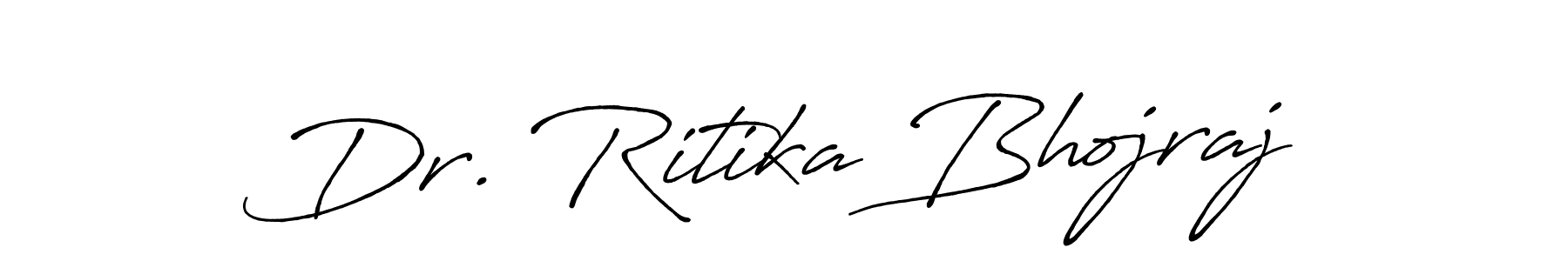 Design your own signature with our free online signature maker. With this signature software, you can create a handwritten (Antro_Vectra_Bolder) signature for name Dr. Ritika Bhojraj. Dr. Ritika Bhojraj signature style 7 images and pictures png