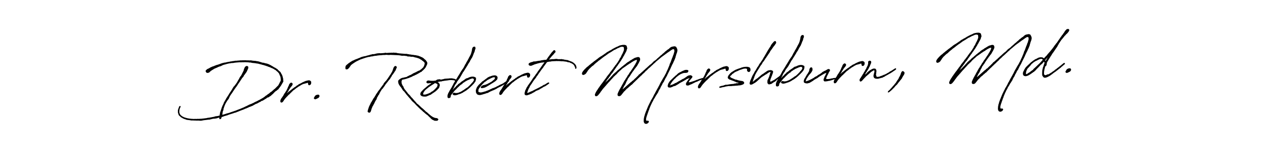 Design your own signature with our free online signature maker. With this signature software, you can create a handwritten (Antro_Vectra_Bolder) signature for name Dr. Robert Marshburn, Md.. Dr. Robert Marshburn, Md. signature style 7 images and pictures png