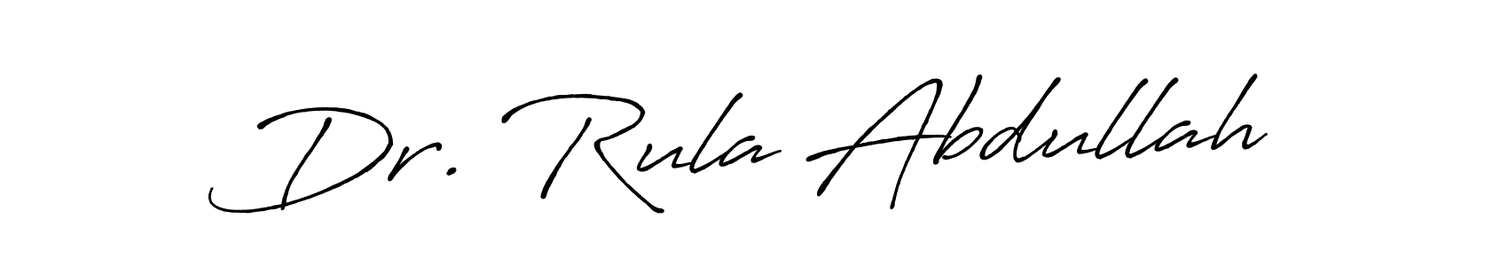 Make a short Dr. Rula Abdullah signature style. Manage your documents anywhere anytime using Antro_Vectra_Bolder. Create and add eSignatures, submit forms, share and send files easily. Dr. Rula Abdullah signature style 7 images and pictures png