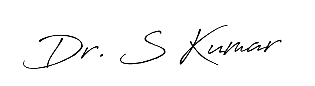 How to make Dr. S Kumar signature? Antro_Vectra_Bolder is a professional autograph style. Create handwritten signature for Dr. S Kumar name. Dr. S Kumar signature style 7 images and pictures png