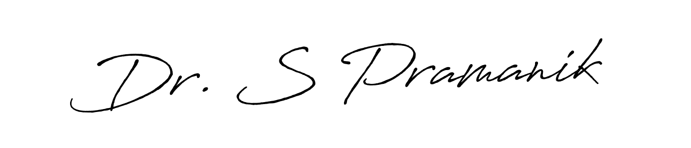 Once you've used our free online signature maker to create your best signature Antro_Vectra_Bolder style, it's time to enjoy all of the benefits that Dr. S Pramanik name signing documents. Dr. S Pramanik signature style 7 images and pictures png