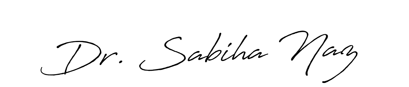 How to make Dr. Sabiha Naz signature? Antro_Vectra_Bolder is a professional autograph style. Create handwritten signature for Dr. Sabiha Naz name. Dr. Sabiha Naz signature style 7 images and pictures png