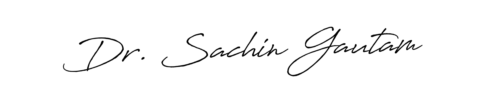 Also we have Dr. Sachin Gautam name is the best signature style. Create professional handwritten signature collection using Antro_Vectra_Bolder autograph style. Dr. Sachin Gautam signature style 7 images and pictures png