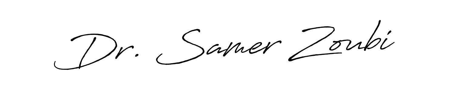 if you are searching for the best signature style for your name Dr. Samer Zoubi. so please give up your signature search. here we have designed multiple signature styles  using Antro_Vectra_Bolder. Dr. Samer Zoubi signature style 7 images and pictures png