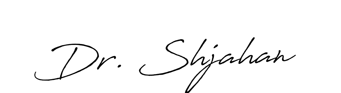 It looks lik you need a new signature style for name Dr. Shjahan. Design unique handwritten (Antro_Vectra_Bolder) signature with our free signature maker in just a few clicks. Dr. Shjahan signature style 7 images and pictures png