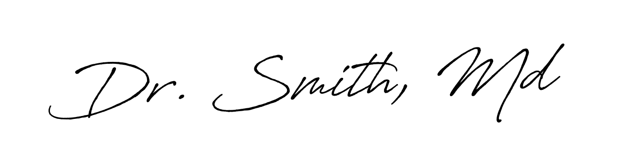 Use a signature maker to create a handwritten signature online. With this signature software, you can design (Antro_Vectra_Bolder) your own signature for name Dr. Smith, Md. Dr. Smith, Md signature style 7 images and pictures png