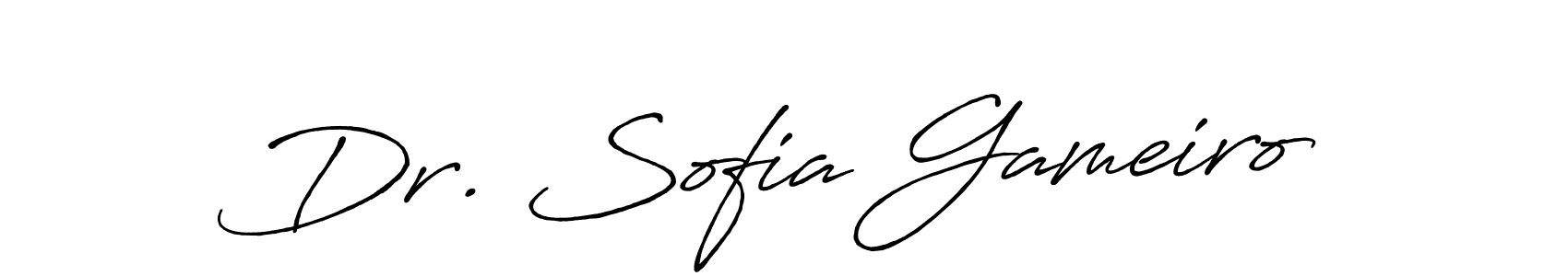 Also we have Dr. Sofia Gameiro name is the best signature style. Create professional handwritten signature collection using Antro_Vectra_Bolder autograph style. Dr. Sofia Gameiro signature style 7 images and pictures png