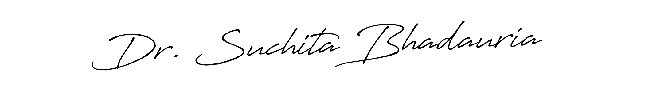 How to Draw Dr. Suchita Bhadauria signature style? Antro_Vectra_Bolder is a latest design signature styles for name Dr. Suchita Bhadauria. Dr. Suchita Bhadauria signature style 7 images and pictures png