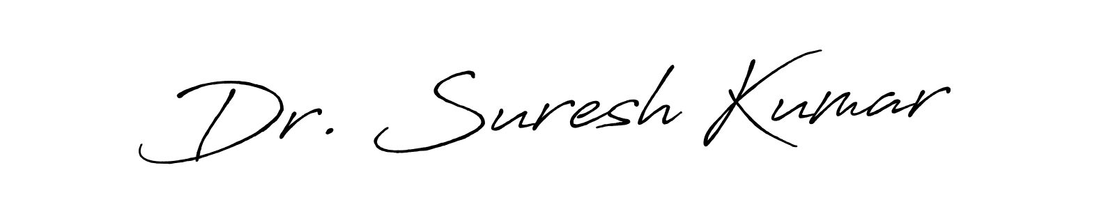 Design your own signature with our free online signature maker. With this signature software, you can create a handwritten (Antro_Vectra_Bolder) signature for name Dr. Suresh Kumar. Dr. Suresh Kumar signature style 7 images and pictures png