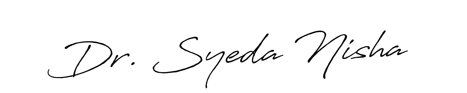 Here are the top 10 professional signature styles for the name Dr. Syeda Nisha. These are the best autograph styles you can use for your name. Dr. Syeda Nisha signature style 7 images and pictures png