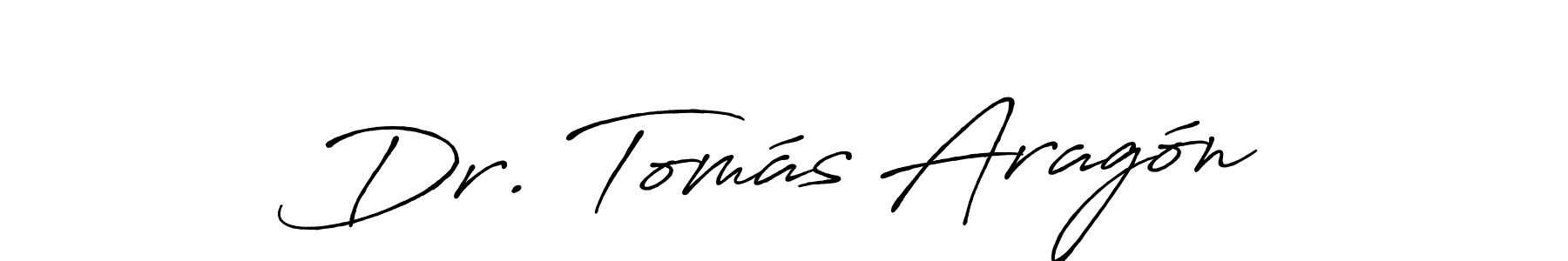 It looks lik you need a new signature style for name Dr. Tomás Aragón. Design unique handwritten (Antro_Vectra_Bolder) signature with our free signature maker in just a few clicks. Dr. Tomás Aragón signature style 7 images and pictures png