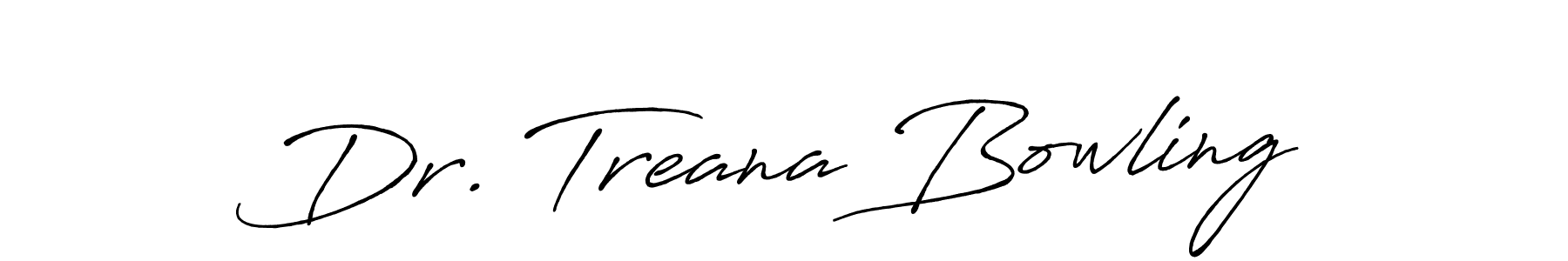 It looks lik you need a new signature style for name Dr. Treana Bowling. Design unique handwritten (Antro_Vectra_Bolder) signature with our free signature maker in just a few clicks. Dr. Treana Bowling signature style 7 images and pictures png