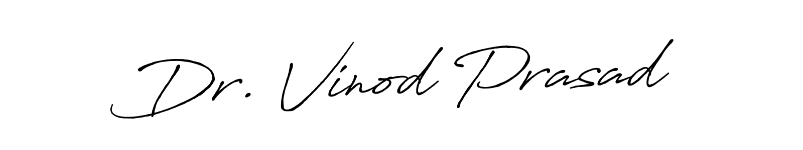 You should practise on your own different ways (Antro_Vectra_Bolder) to write your name (Dr. Vinod Prasad) in signature. don't let someone else do it for you. Dr. Vinod Prasad signature style 7 images and pictures png