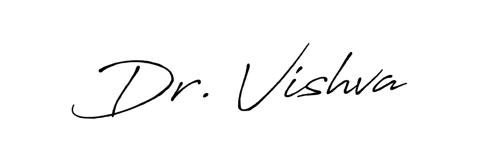How to make Dr. Vishva signature? Antro_Vectra_Bolder is a professional autograph style. Create handwritten signature for Dr. Vishva name. Dr. Vishva signature style 7 images and pictures png