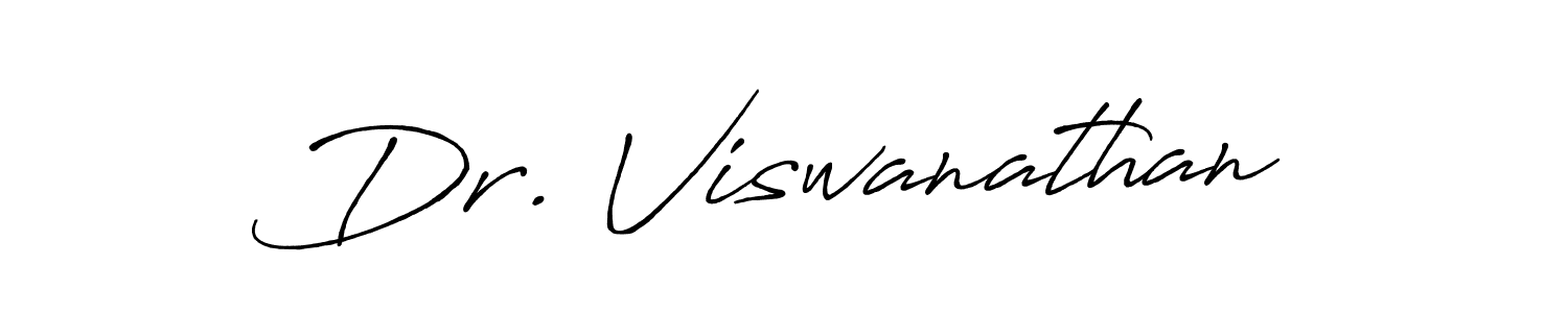 The best way (Antro_Vectra_Bolder) to make a short signature is to pick only two or three words in your name. The name Dr. Viswanathan include a total of six letters. For converting this name. Dr. Viswanathan signature style 7 images and pictures png