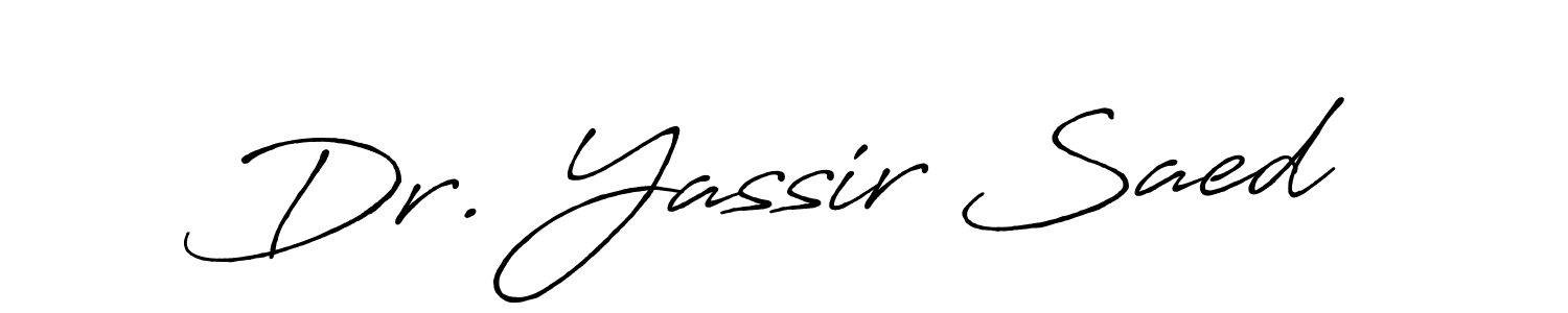 How to Draw Dr. Yassir Saed signature style? Antro_Vectra_Bolder is a latest design signature styles for name Dr. Yassir Saed. Dr. Yassir Saed signature style 7 images and pictures png