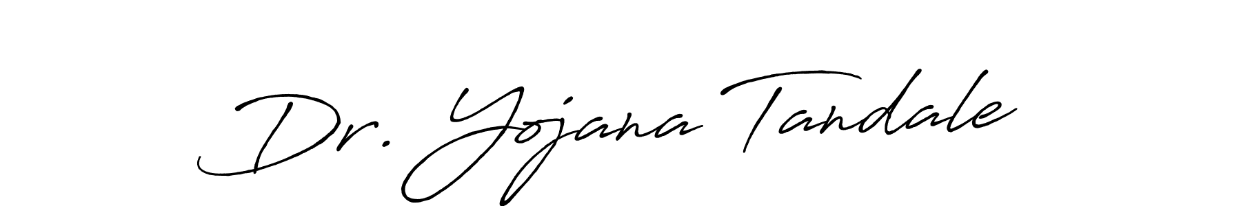 The best way (Antro_Vectra_Bolder) to make a short signature is to pick only two or three words in your name. The name Dr. Yojana Tandale include a total of six letters. For converting this name. Dr. Yojana Tandale signature style 7 images and pictures png