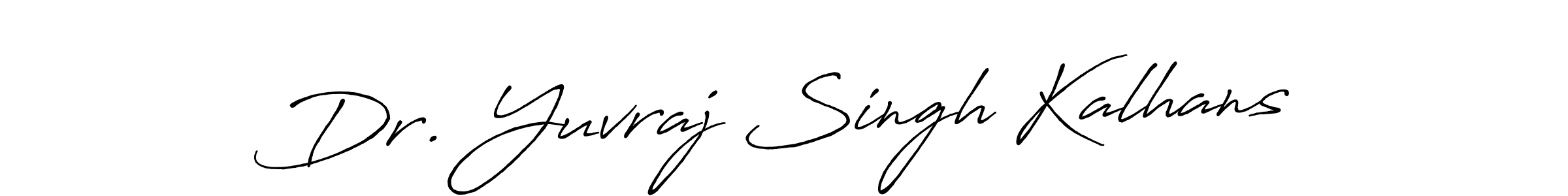 This is the best signature style for the Dr. Yuvraj Singh Kalhans name. Also you like these signature font (Antro_Vectra_Bolder). Mix name signature. Dr. Yuvraj Singh Kalhans signature style 7 images and pictures png