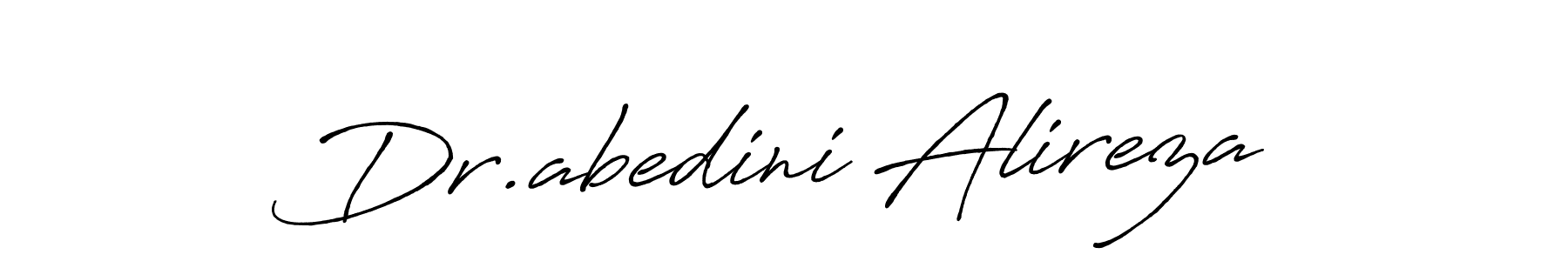 Make a short Dr.abedini Alireza signature style. Manage your documents anywhere anytime using Antro_Vectra_Bolder. Create and add eSignatures, submit forms, share and send files easily. Dr.abedini Alireza signature style 7 images and pictures png