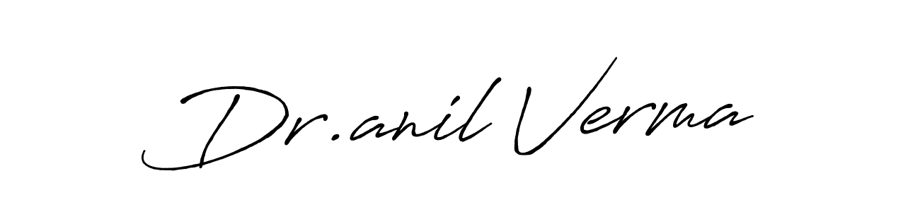Similarly Antro_Vectra_Bolder is the best handwritten signature design. Signature creator online .You can use it as an online autograph creator for name Dr.anil Verma. Dr.anil Verma signature style 7 images and pictures png