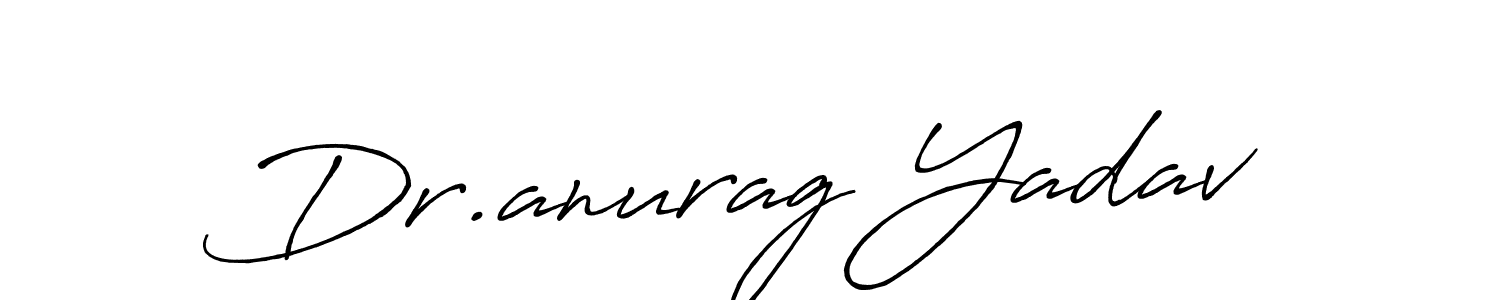 It looks lik you need a new signature style for name Dr.anurag Yadav. Design unique handwritten (Antro_Vectra_Bolder) signature with our free signature maker in just a few clicks. Dr.anurag Yadav signature style 7 images and pictures png