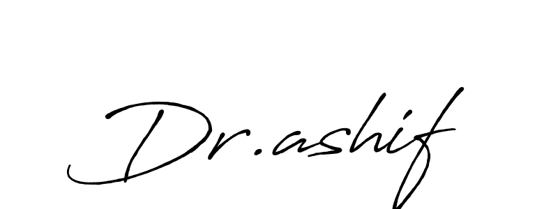 Make a beautiful signature design for name Dr.ashif. With this signature (Antro_Vectra_Bolder) style, you can create a handwritten signature for free. Dr.ashif signature style 7 images and pictures png