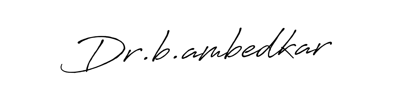 Use a signature maker to create a handwritten signature online. With this signature software, you can design (Antro_Vectra_Bolder) your own signature for name Dr.b.ambedkar. Dr.b.ambedkar signature style 7 images and pictures png