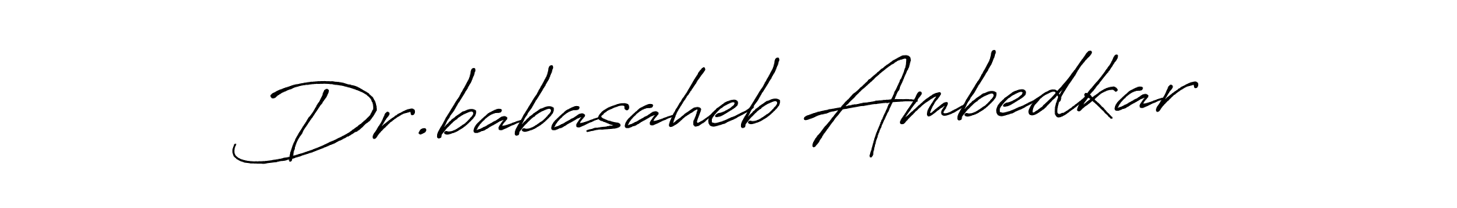 Use a signature maker to create a handwritten signature online. With this signature software, you can design (Antro_Vectra_Bolder) your own signature for name Dr.babasaheb Ambedkar. Dr.babasaheb Ambedkar signature style 7 images and pictures png