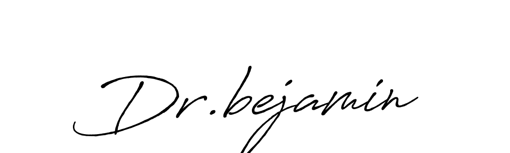 Use a signature maker to create a handwritten signature online. With this signature software, you can design (Antro_Vectra_Bolder) your own signature for name Dr.bejamin. Dr.bejamin signature style 7 images and pictures png
