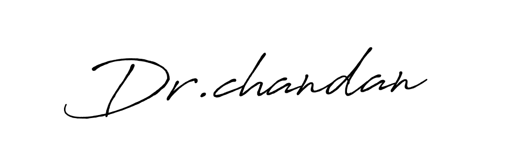 How to make Dr.chandan signature? Antro_Vectra_Bolder is a professional autograph style. Create handwritten signature for Dr.chandan name. Dr.chandan signature style 7 images and pictures png