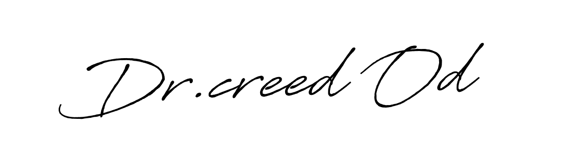 You should practise on your own different ways (Antro_Vectra_Bolder) to write your name (Dr.creed Od) in signature. don't let someone else do it for you. Dr.creed Od signature style 7 images and pictures png