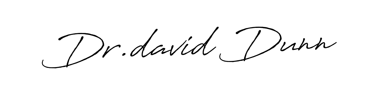 How to make Dr.david Dunn name signature. Use Antro_Vectra_Bolder style for creating short signs online. This is the latest handwritten sign. Dr.david Dunn signature style 7 images and pictures png