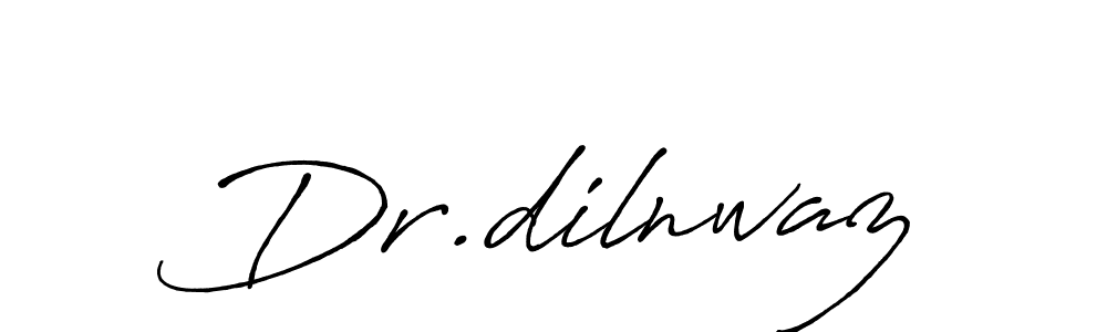 You should practise on your own different ways (Antro_Vectra_Bolder) to write your name (Dr.dilnwaz) in signature. don't let someone else do it for you. Dr.dilnwaz signature style 7 images and pictures png