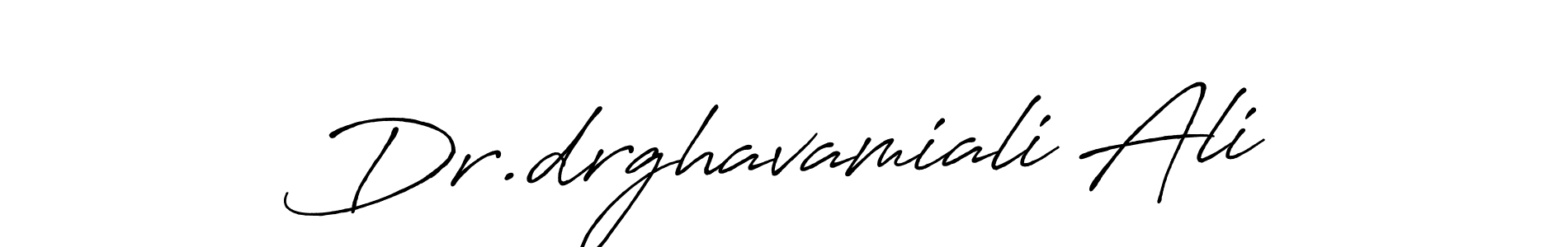 Design your own signature with our free online signature maker. With this signature software, you can create a handwritten (Antro_Vectra_Bolder) signature for name Dr.drghavamiali Ali. Dr.drghavamiali Ali signature style 7 images and pictures png