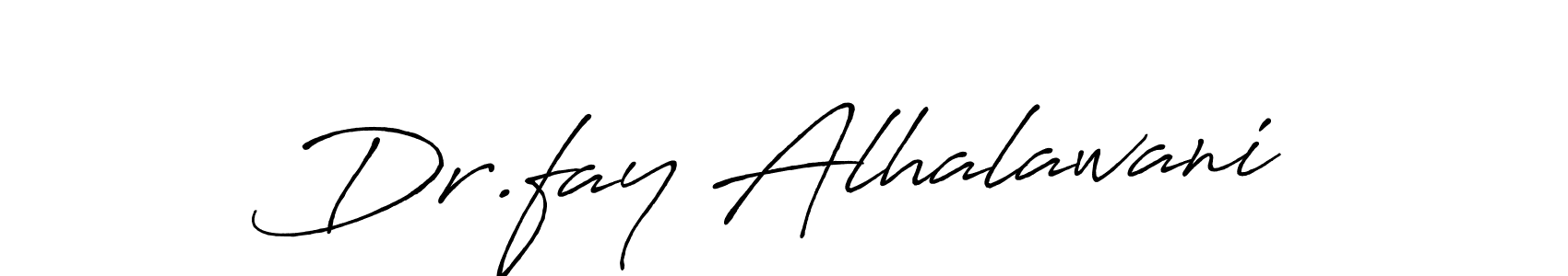 Also we have Dr.fay Alhalawani name is the best signature style. Create professional handwritten signature collection using Antro_Vectra_Bolder autograph style. Dr.fay Alhalawani signature style 7 images and pictures png