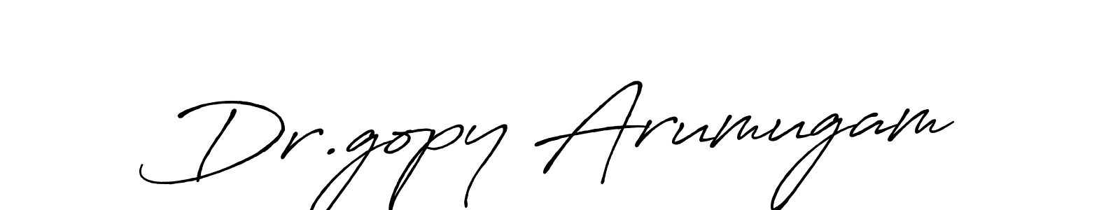 How to Draw Dr.gopy Arumugam signature style? Antro_Vectra_Bolder is a latest design signature styles for name Dr.gopy Arumugam. Dr.gopy Arumugam signature style 7 images and pictures png