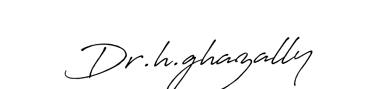 Antro_Vectra_Bolder is a professional signature style that is perfect for those who want to add a touch of class to their signature. It is also a great choice for those who want to make their signature more unique. Get Dr.h.ghazally name to fancy signature for free. Dr.h.ghazally signature style 7 images and pictures png