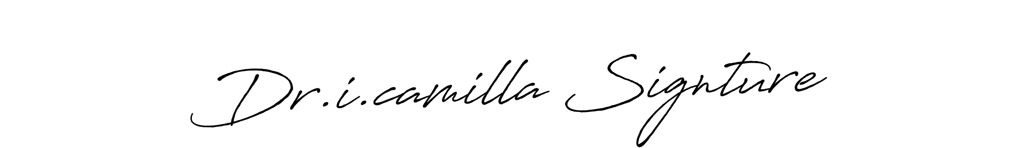 Make a beautiful signature design for name Dr.i.camilla Signture. Use this online signature maker to create a handwritten signature for free. Dr.i.camilla Signture signature style 7 images and pictures png