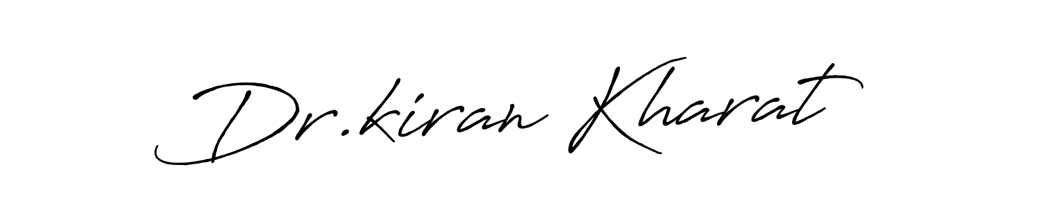 Make a short Dr.kiran Kharat signature style. Manage your documents anywhere anytime using Antro_Vectra_Bolder. Create and add eSignatures, submit forms, share and send files easily. Dr.kiran Kharat signature style 7 images and pictures png