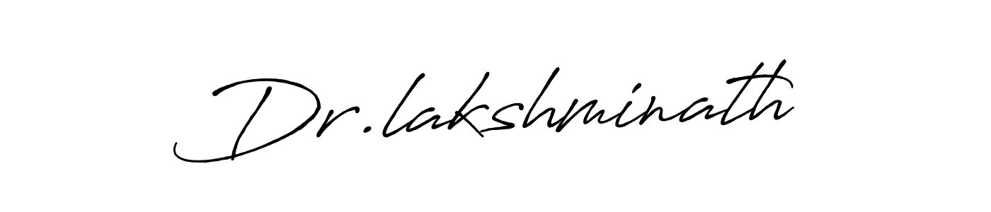 How to make Dr.lakshminath name signature. Use Antro_Vectra_Bolder style for creating short signs online. This is the latest handwritten sign. Dr.lakshminath signature style 7 images and pictures png