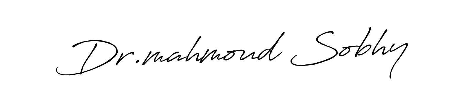 Antro_Vectra_Bolder is a professional signature style that is perfect for those who want to add a touch of class to their signature. It is also a great choice for those who want to make their signature more unique. Get Dr.mahmoud Sobhy name to fancy signature for free. Dr.mahmoud Sobhy signature style 7 images and pictures png