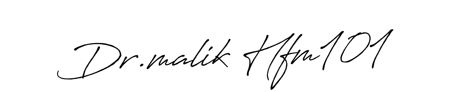 if you are searching for the best signature style for your name Dr.malik Hfm101. so please give up your signature search. here we have designed multiple signature styles  using Antro_Vectra_Bolder. Dr.malik Hfm101 signature style 7 images and pictures png