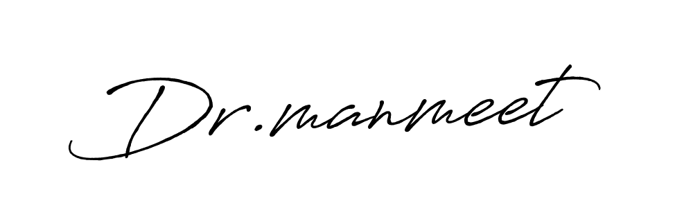 Also we have Dr.manmeet name is the best signature style. Create professional handwritten signature collection using Antro_Vectra_Bolder autograph style. Dr.manmeet signature style 7 images and pictures png