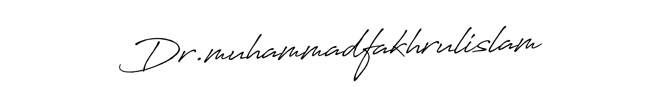 Make a beautiful signature design for name Dr.muhammadfakhrulislam. Use this online signature maker to create a handwritten signature for free. Dr.muhammadfakhrulislam signature style 7 images and pictures png