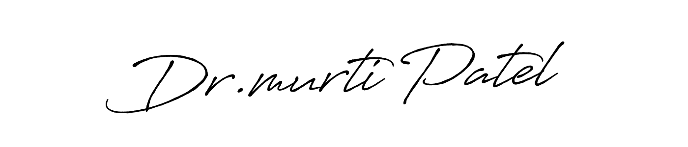 Make a beautiful signature design for name Dr.murti Patel. Use this online signature maker to create a handwritten signature for free. Dr.murti Patel signature style 7 images and pictures png