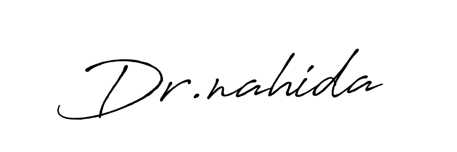 Make a beautiful signature design for name Dr.nahida. Use this online signature maker to create a handwritten signature for free. Dr.nahida signature style 7 images and pictures png