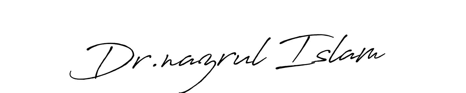 How to make Dr.nazrul Islam signature? Antro_Vectra_Bolder is a professional autograph style. Create handwritten signature for Dr.nazrul Islam name. Dr.nazrul Islam signature style 7 images and pictures png