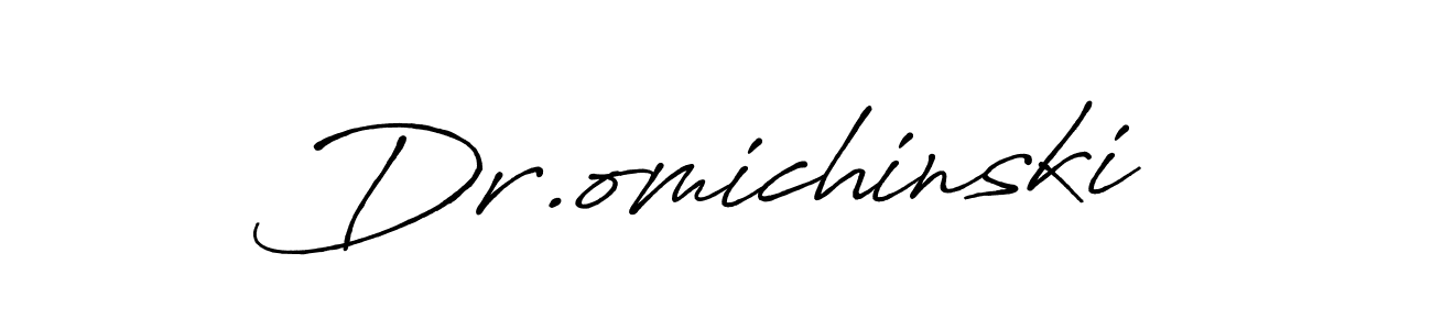 if you are searching for the best signature style for your name Dr.omichinski. so please give up your signature search. here we have designed multiple signature styles  using Antro_Vectra_Bolder. Dr.omichinski signature style 7 images and pictures png